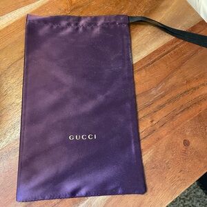 Gucci Purple Satin glasses pouch